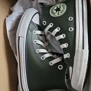 Green converse chuck taylor shoes For Kids